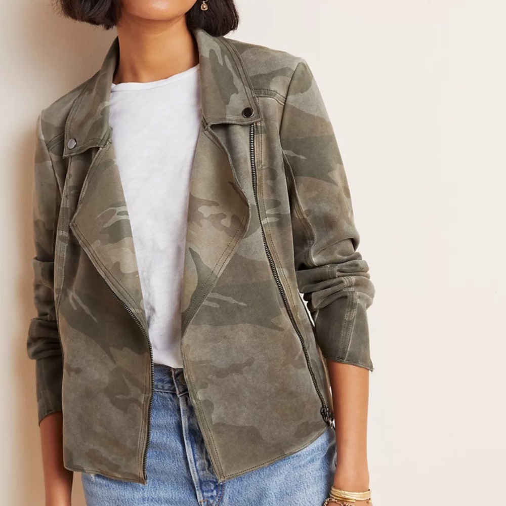Marrakech Camo Sueded Motto Jacket